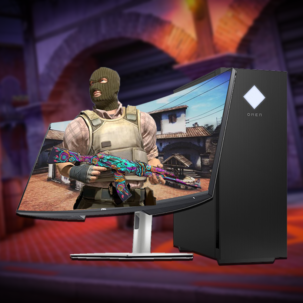 HP Omen Desktop + DELL UltraSharp U3425WE  